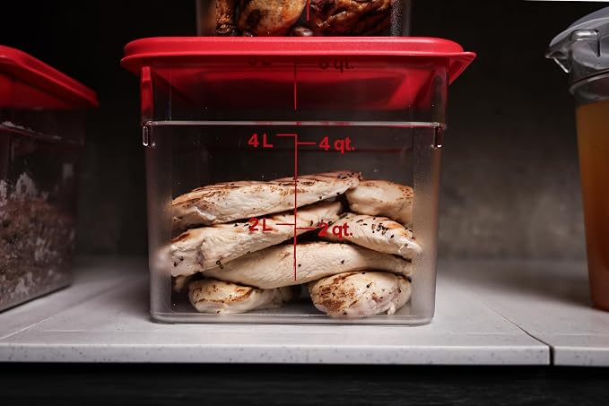 Cambro Food Storage Container - 6 QT Square - Image 5
