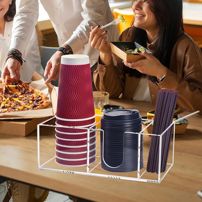 Coffee Bar Accessories and Organizer, Disposable Cup Holder - Image 8