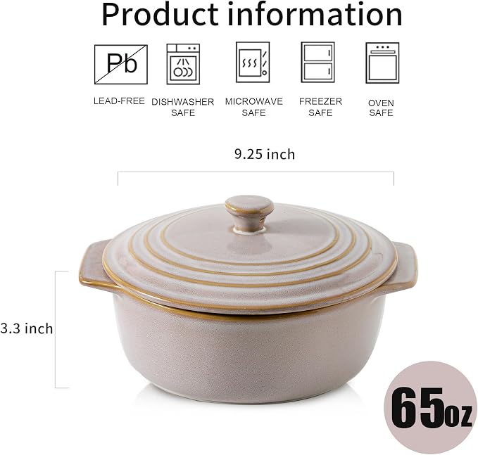 HVH Ceramic Casserole Dish - Image 4