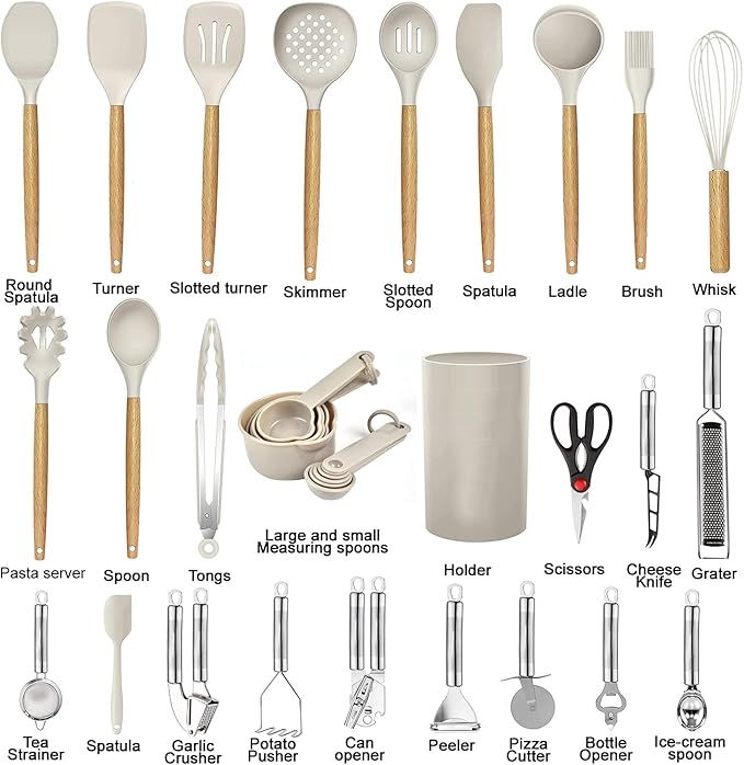 Kitchen Utensils Set- 35 PCs Cooking Utensils - Image 2