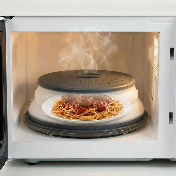 Collapsible Microwave Splatter Cover - Image 3