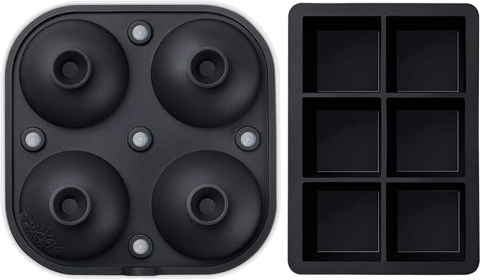 Samuelworld Large Silicone Premium Ice Trays, 2 Inches Big Cubes & 2.5 Inches - Image 5