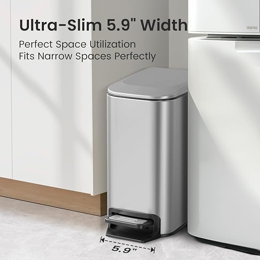 Cesun Small Bathroom Trash Can - Image 2