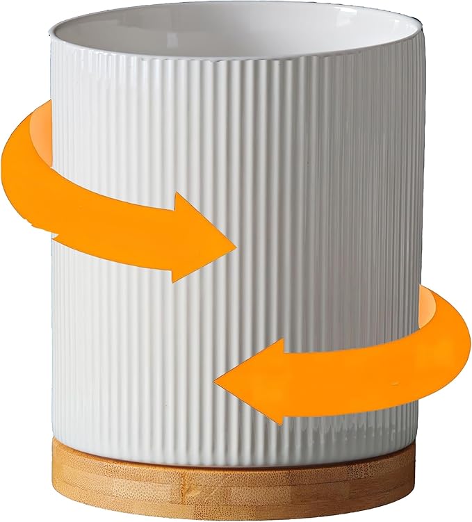 360° Rotating Utensil Holder for Kitchen Counter, 7.6'' Extra Large Utensil by Unknown