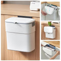 ELPHECO Hanging Trash Can with Lid 2.5 Gallon Kitchen Compost Bin by ELPHECOUSA