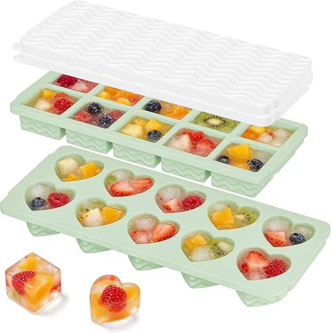 Doasuwish Ice Cube Trays for Freezer by Doasuwish