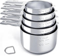 TILUCK Stainless Steel Measuring Cups Set, Kitchen Gadgets by TILUCKBringsGoodLuck