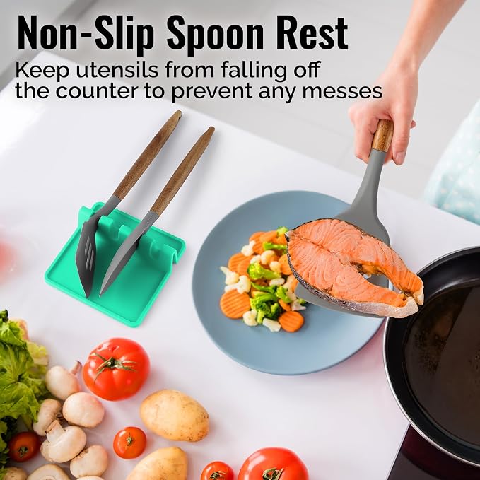 Zulay Kitchen Silicone Utensil Rest - Image 4