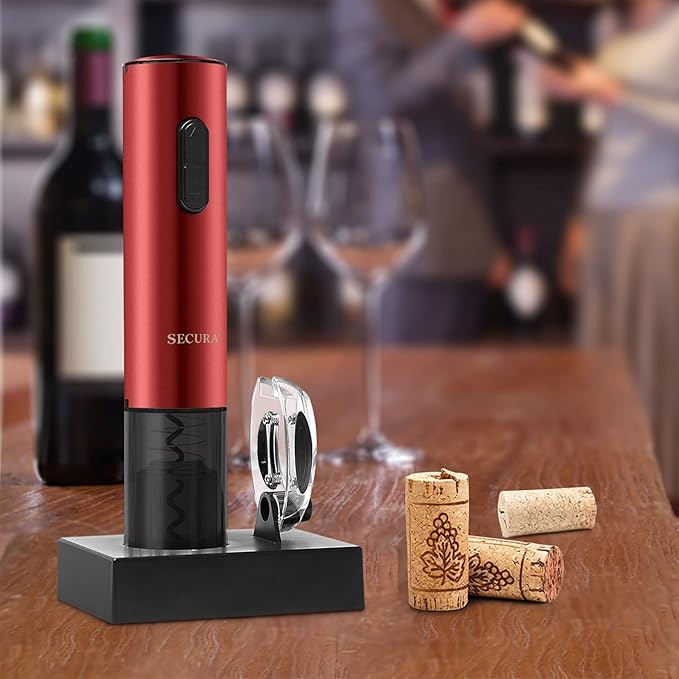 Secura Electric Wine Opener, Automatic Electric Wine Bottle Corkscrew Opener - Image 6