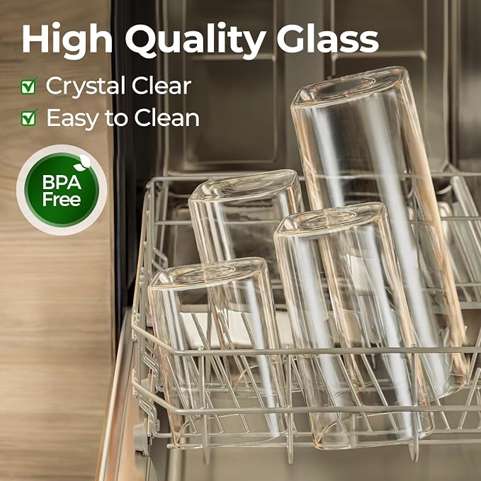 ComSaf 2.2 Qt Rectangle Glass Storage Containers - Image 6