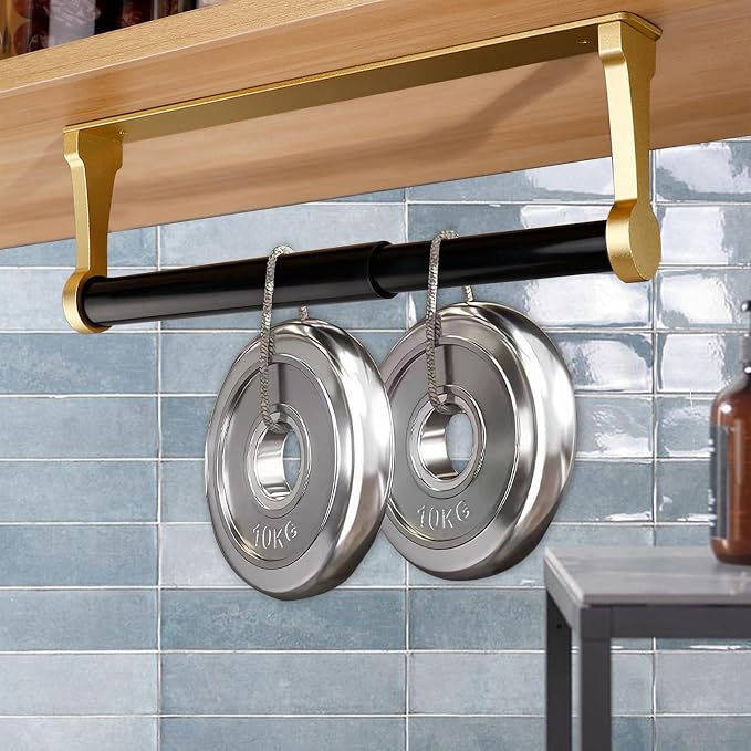 MONEER Paper Towel Holder Under Cabinet, Paper Towel Holder, Aluminum Alloy - Image 7