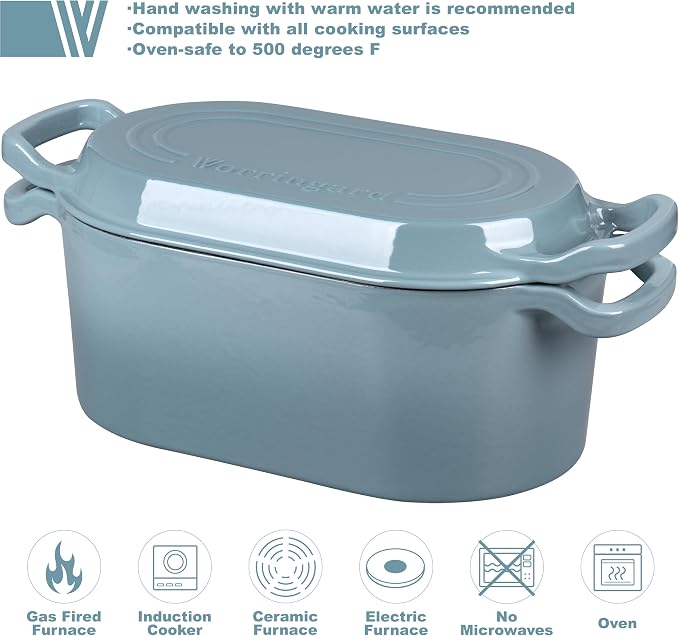 VORRINGARD Oval Dutch Oven Pot - Image 3