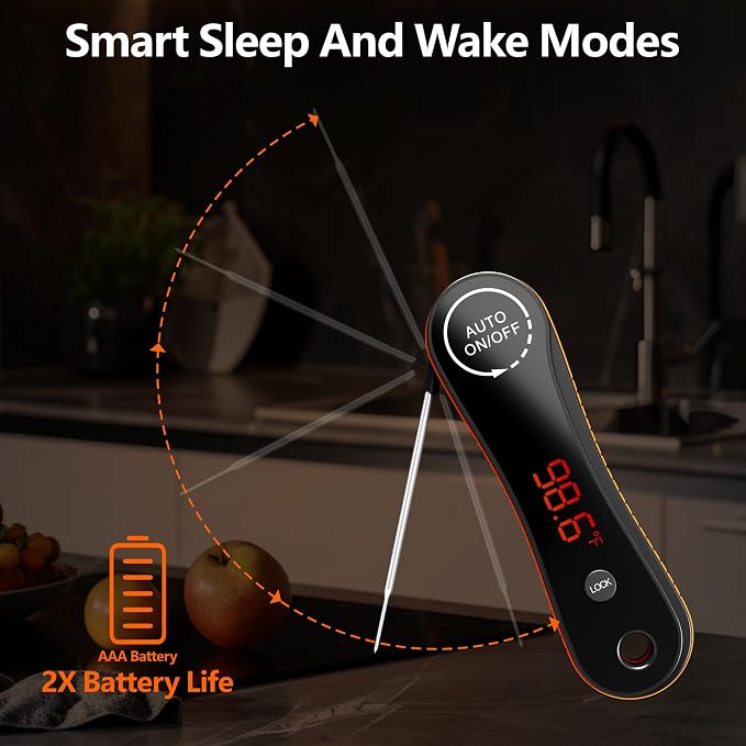 0.5s Instant Read Digital Meat Thermometer, Paysean ±0.5℉ - Image 8