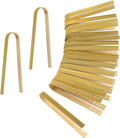 Luter 20pcs Wooden Disposable Cooking Utensils Mini Wooden Tongs Natural Toast by Unknown