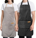 2 Pack Kitchen Cooking Aprons, Soft Aprons by Cardkiss