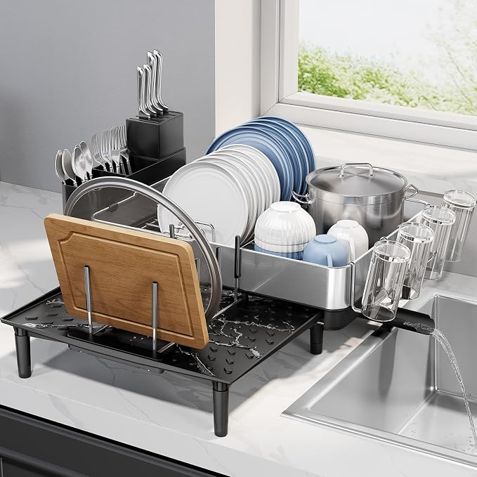 Urackify Dish Drying Rack for Kitchen Counter by Urackify