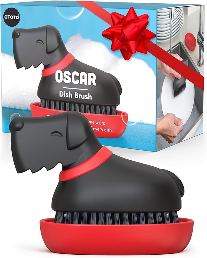 OTOTO Oscar Dog Dish Brush by OTOTO