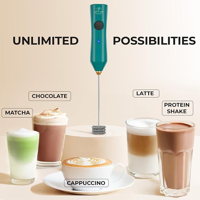 Zulay Kitchen Rechargeable Milk Frother - Image 6