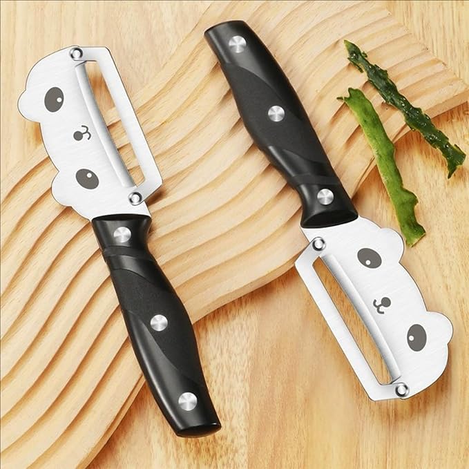Multifunctional Vegetable Peeler, Stainless Steel Curved Blade Peeler - Image 7