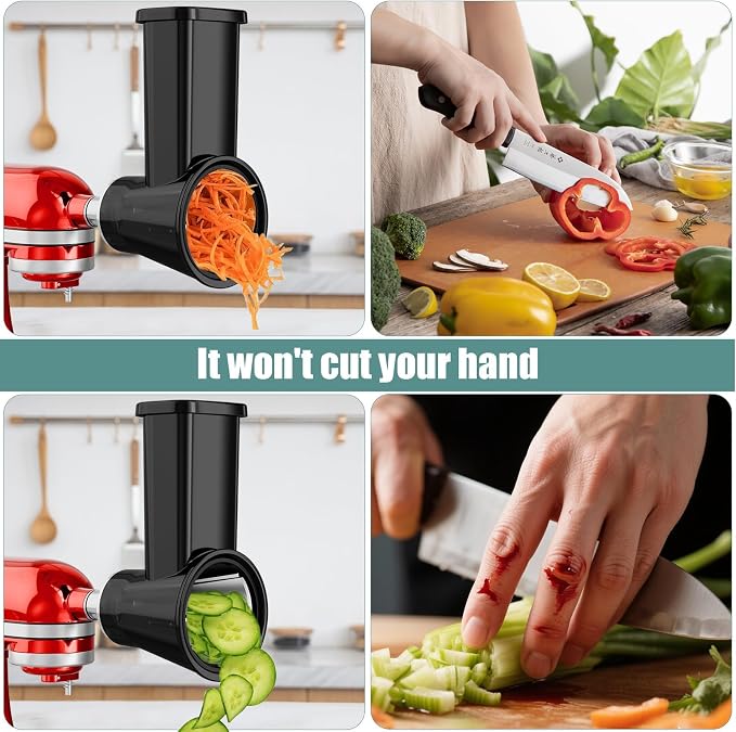 Slicer Shredder Attachment for Kitchenaid Stand Mixer, Salad Machine - Image 8