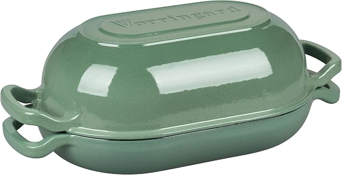 VORRINGARD Enameled Cast Iron Sourdough Bread Oven, Dutch Oven, Loaf Cast Iron - Image 8