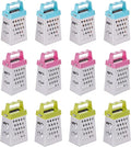 12 Pcs Mini Cheese Grater Stainless Steel Box Grater Professional Fine Coarse by Unknown