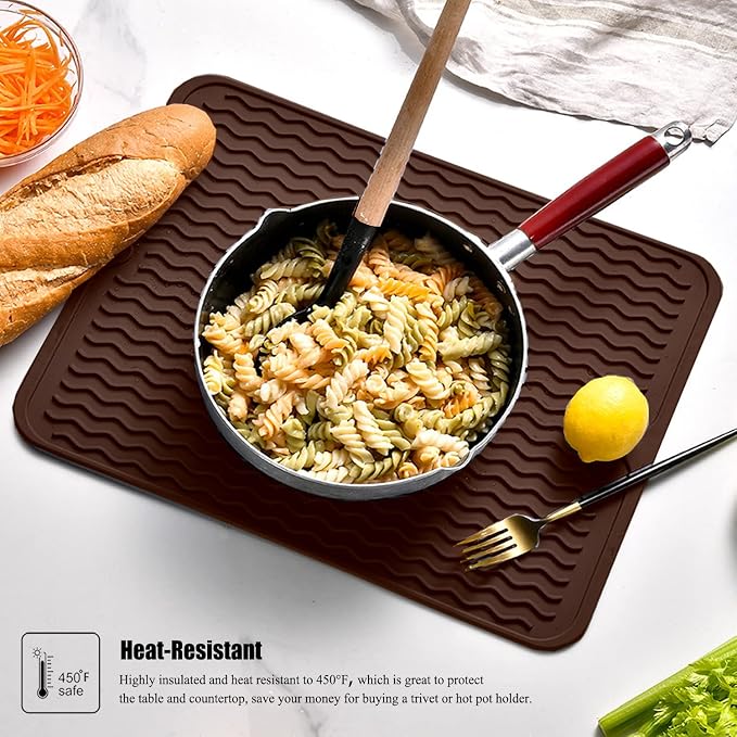 Large 17" x 14" Silicone Dish Drying Mat - Image 6