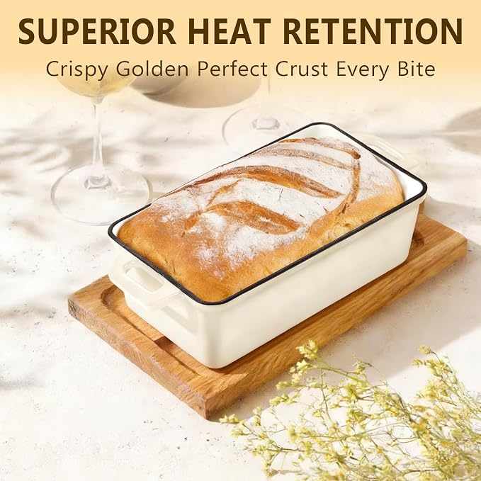 Wildone 2 in 1 Enameled Cast Iron Bread Pan - Image 5