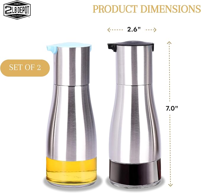 2LB Depot Oil and Vinegar Dispenser Set - Image 3