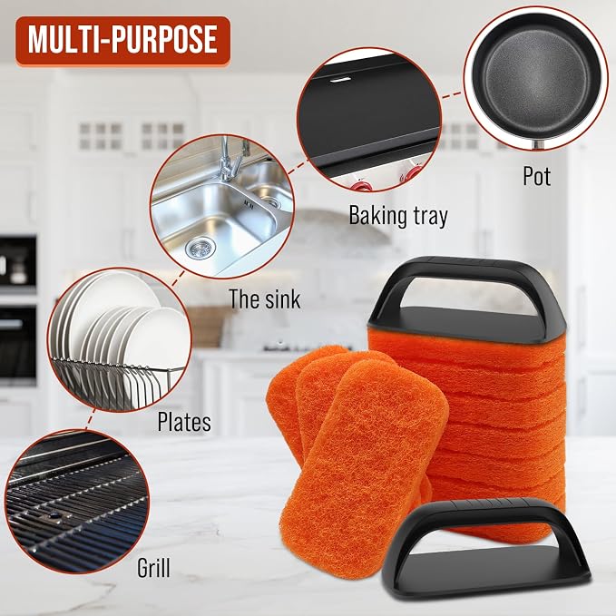 12-Piece Griddle Cleaning Kit for Blackstone, Flat Top Grill Cleaning Kit - Image 4
