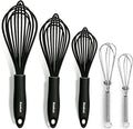 Anaeat Kitchen Whisk Set of 5, Egg Beater Milk ​Blender by Anaeat