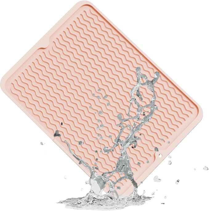 ZLR Silicone Dish Drying Mat & Heat Resistant Trivet by ZLR