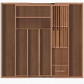 TIOPGHAD Bamboo-Silverware-Drawer-Organizer-Kitchen, Expandable Utensil Holder by TIOPGHAD