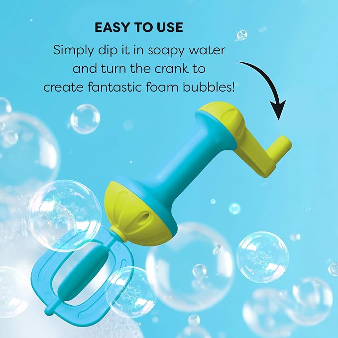 HABA Toddler Bath Toys: Bubble Bath Kids Whisk - Image 6