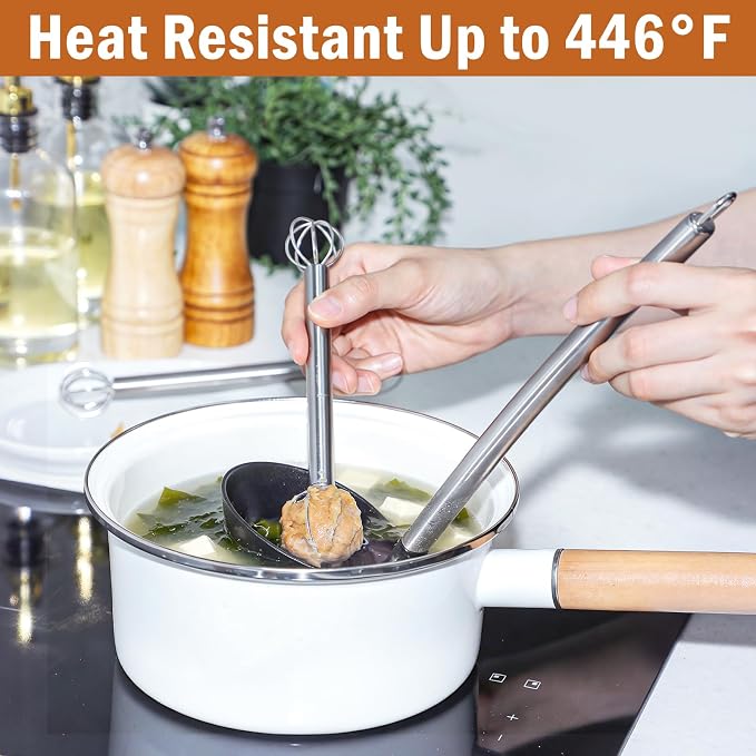 Stainless Steel Measuring Whisk, Double-Ended Whisk - Image 6