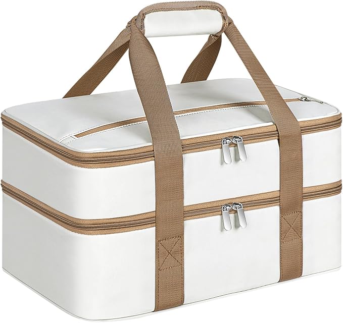 Double Insulated Casserole Carrier, Portable Casserole Carrier by MIAOJIE
