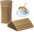 500 Pcs Gold Coffee Stirrers Holder Set Metallic Gold Coffee Stir Sticks by DLUGOPIS