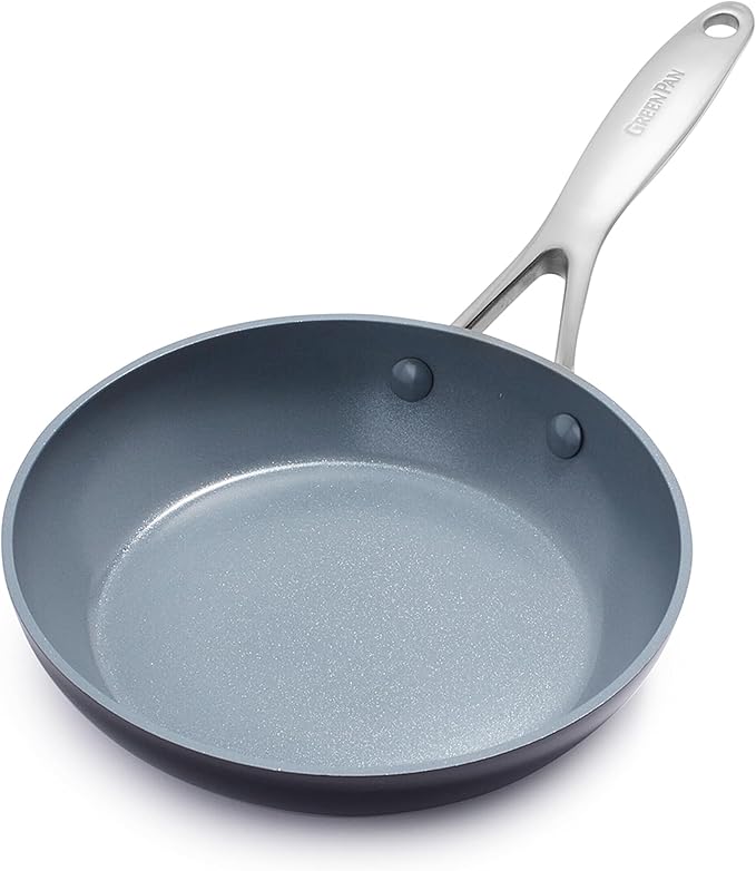 GreenPan Valencia Pro Hard Anodized Healthy Ceramic Nonstick 8" Frying Pan by GreenPan