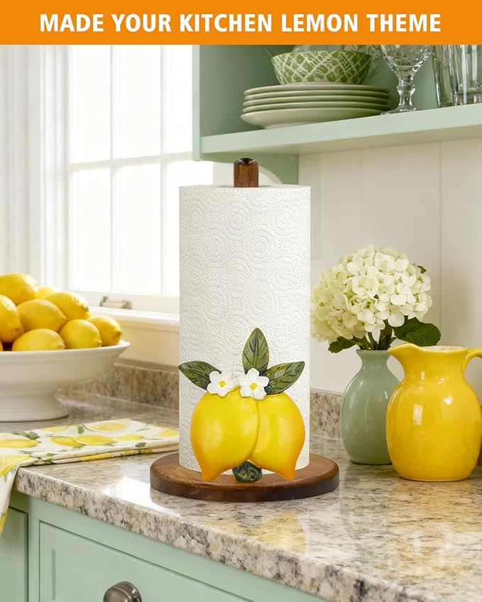 Lemon Paper Towel Holder, Gifts - Image 2