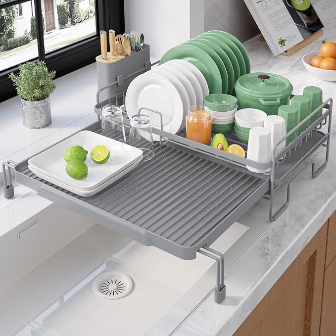 Kitsure Extendable Dish Drying Rack by Kitsure
