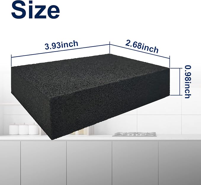 Krisler 8pc Black Carborundum Sponge Nano Emery Sponges Caspian Stone Pot Clean - Image 7