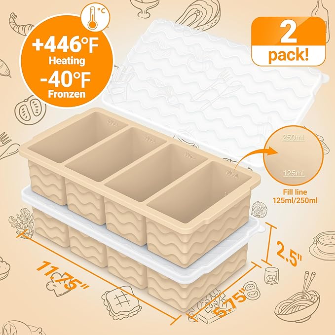 Doasuwish Silicone Freezer Tray - Image 2