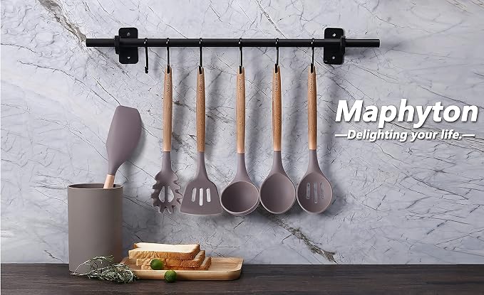 Mapthon Silicone Cooking Kitchen Utensils Set 6 PCS - Image 8