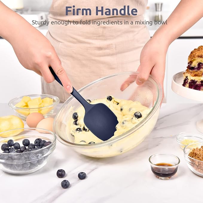 Heat Resistant Silicone Spoon Spatula: U-Taste 600ºF High Heat Flexible 11.38in - Image 5