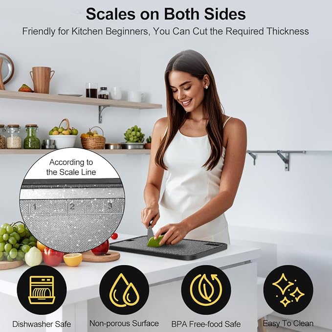 Metal Cutting Board, 15 x 10 inch Large Cutting Board - Image 6
