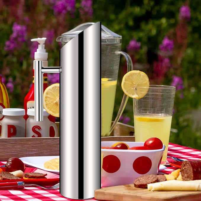 Funnymoom 6 Pack 70oz/2l Stainless Steel Water Pitcher Modern Metal Pitcher - Image 7