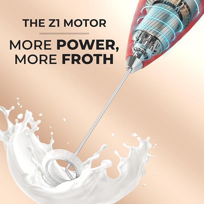 Zulay Kitchen Powerful Milk Frother Wand - Image 3