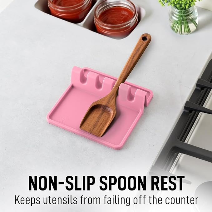 Zulay Kitchen Silicone Utensil Rest - Image 5