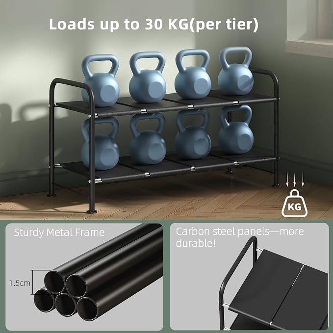 NETEL Under Sink Organizers and Storage, 2 Tier Shelf Under Bathroom Sink - Image 7