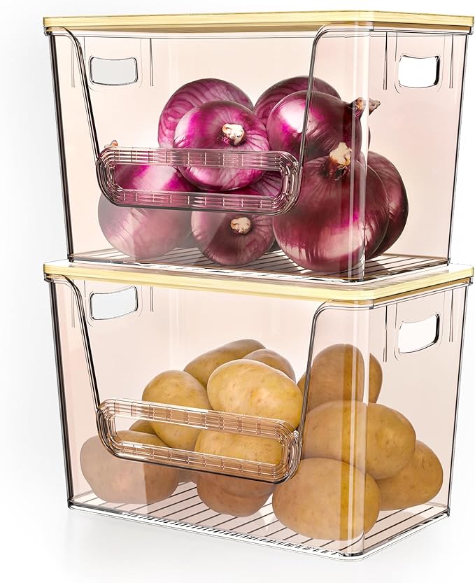 Delamu 2 Set Pantry Organizers and Storage, Trash Bag Dispenser by DELAMU